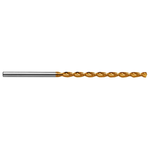 Taper Length TiN Coated Parabolic HSS Drill - 1/4in